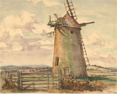 Emerson Harold Groom (1890-1983) - Two 1926 Studies, Tower Mill, Stanbridge