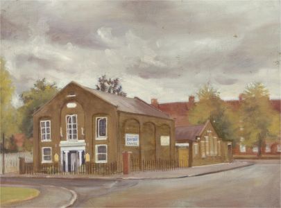 Gordon Metcalfe (b.1935) - Mid 20th Century Oil, Study of a Chapel