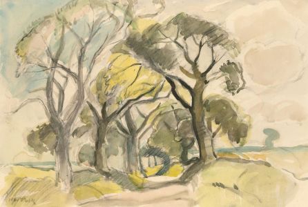 Horace Tuck (1876-1951) - Early 20th Century Watercolour, A Wayside Note