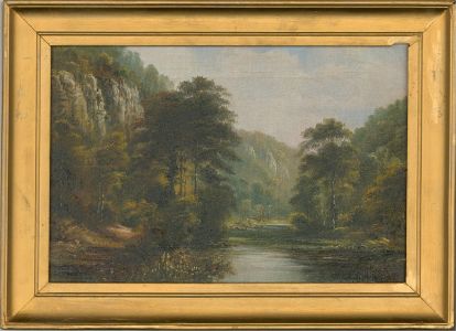 George Willis-Pryce (1866–1949) - Early 20th Century Oil, Monsal Dale