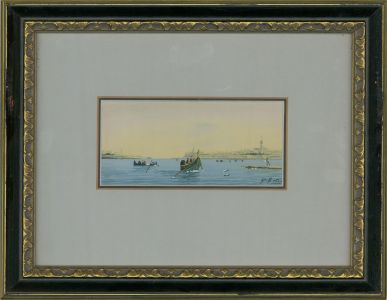 G. Garry - 20th Century Watercolour, Harbour Scene