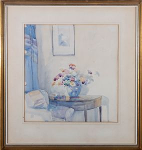 20th Century Watercolour - A Quiet Corner