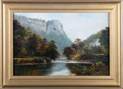 George Willis Pryce (1866-1949) - Oil, High Tor, Matlock, Derbyshire