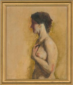 20th Century Oil - Female Nude