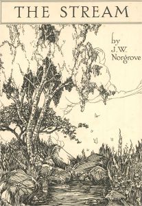 Rex F. Hopes - Mid 20th Century Pen and Ink Drawing, The Stream