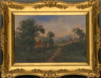 G. Eaton - Late 19th Century Oil, Hidden Cottage