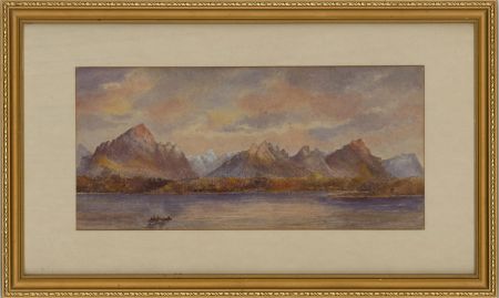 Attrib. Myles Birket Foster RWS (1825-1899) - Watercolour, Lake Geneva