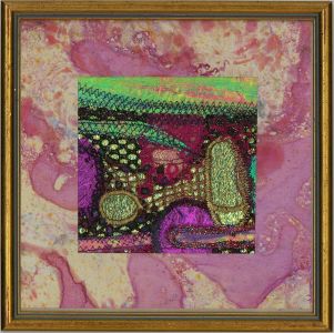 Penelope Butterworth - Pair of 20th Century Embroideries, Glitter And Gold