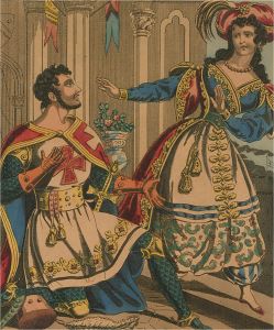 J.L Marks - Late 19th Century Etching, Ivanhoe