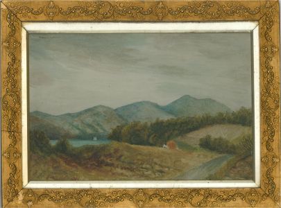 Late 19th Century Watercolour - Mountain Landscape