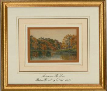 Robert Rampling (1836-1909) - Late 19th Century Watercolour, Autumn on the Lune