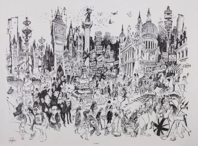 William Papas (1927–2000) - 20th Century Lithograph, London