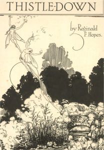 Rex F. Hopes - Mid 20th Century Pen and Ink Drawing, Thistledown