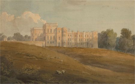 Mid 19th Century Watercolour - Grimsthorpe Castle