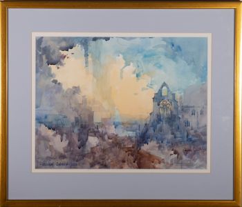 Michael Cadman RI ARCA (1920-2012) - 2003 Watercolour, Misty Abbey
