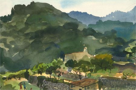 Ronald Olley (b.1923) - 20th Century Watercolour, Majorca