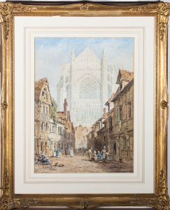 Thomas Edward Francis (1873-1961) - Watercolour, Abbeville, France