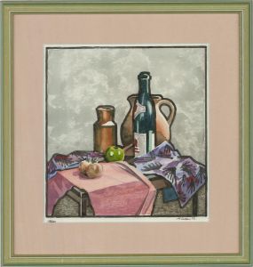 M. Cooper  - 1993 Watercolour, M. Cooper