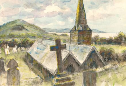 Harry Toothill (1917-2001) - 20th Century Watercolour, Rural Church