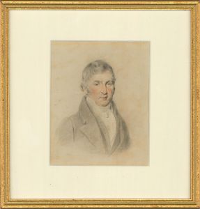 Early 19th Century Watercolour - Regency Gentleman