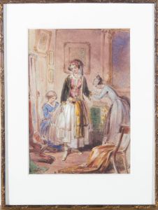 John Barratt (1824-1890) - Mid 19th Century Watercolour, Giselle