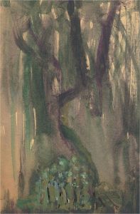 Armand Rottenberg (1903-2000) - 20th Century Watercolour, Abstract Woodland