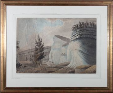 Job Bulman (1745-1818) - 18th Century Watercolour, Raven Tor, Miller's Dale