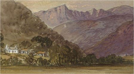 Miniature 1845 Watercolour - Glen Rosie Cottage, Isle of Arran