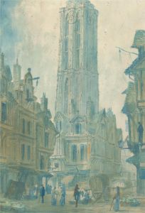 Paul Braddon (1864–1937) - Early 20th Century Watercolour, Street Scene