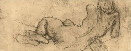 Ronald Olley (b.1923) - Mid 20th Century Etching, Prone Female Study
