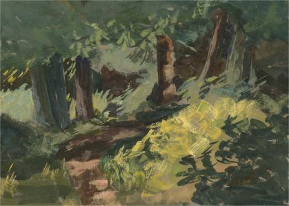 S.N. - 1971 Oil, Under the Trees