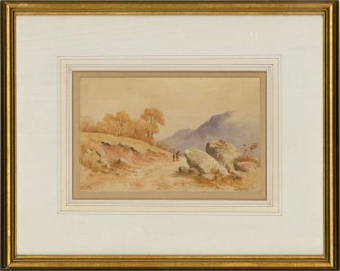 S. E. Hill - Early 20th Century Watercolour, The Hike