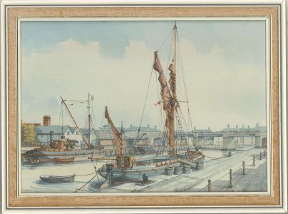 Mervyn G. Pearson (b.1934) - 20th Century Watercolour, Docked Yawl