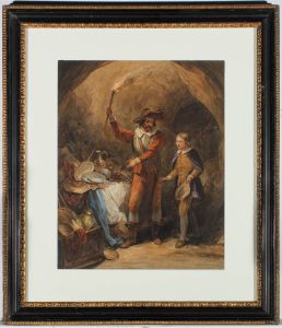 Attrib. John Massey Wright RWS (1777-1866) - Framed watercolours, Treasure Trove