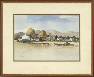 Doris Brown SWA - 20th Century Watercolour, Hawkshead, Cumbria