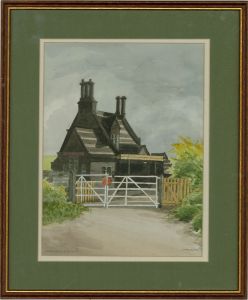Mary F. Mayhew - 2009 Watercolour, Cheddleton Station