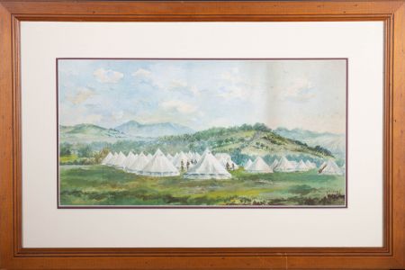 G.H. Stuart - Mid 20th Century Watercolour, Military Encampment