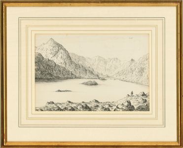 Attrib. Sir Keith Archibald Murray - Mid 20C Pen and Ink Drawing, Loch Coruisk