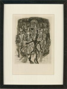 20th Century Etching - The Revelers