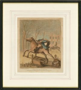 After H. Bunbury  - 1786 Engraving, How to be Run Away With