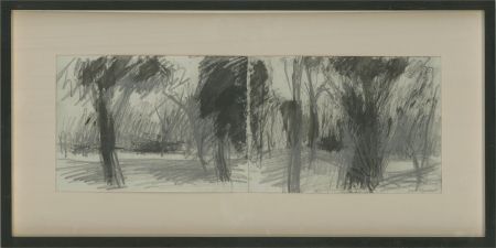 Julian Lambert - 2001 Watercolour, Drive to La Casina