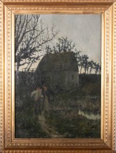 W. H. Bond - Early 20th Century Oil, The Moonlit Path