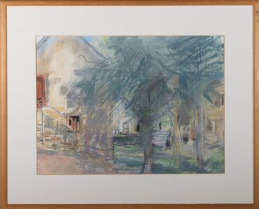 Erica MacDonald - 20th Century Pastel, Courtyard