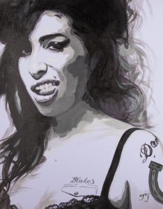 J.J. - Contemporary Acrylic, Amy Winehouse