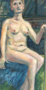 20th Century Oil - Nude Study