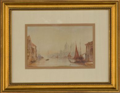 Late 19th Century Watercolour - Grand Canal, Venice