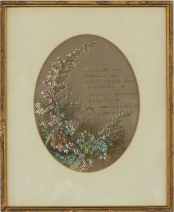 Selma Baspary - 1877 Watercolour, Like a Wildflower