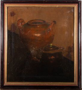 Early 20th Century Oil - Still Life with Teapot