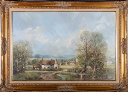 Donald Jennings - 1993 Oil, Dingly's Cottage