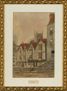 Early 20th Century Watercolour - St. Michael's Hill, Bristol